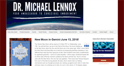 Desktop Screenshot of michaellennox.com